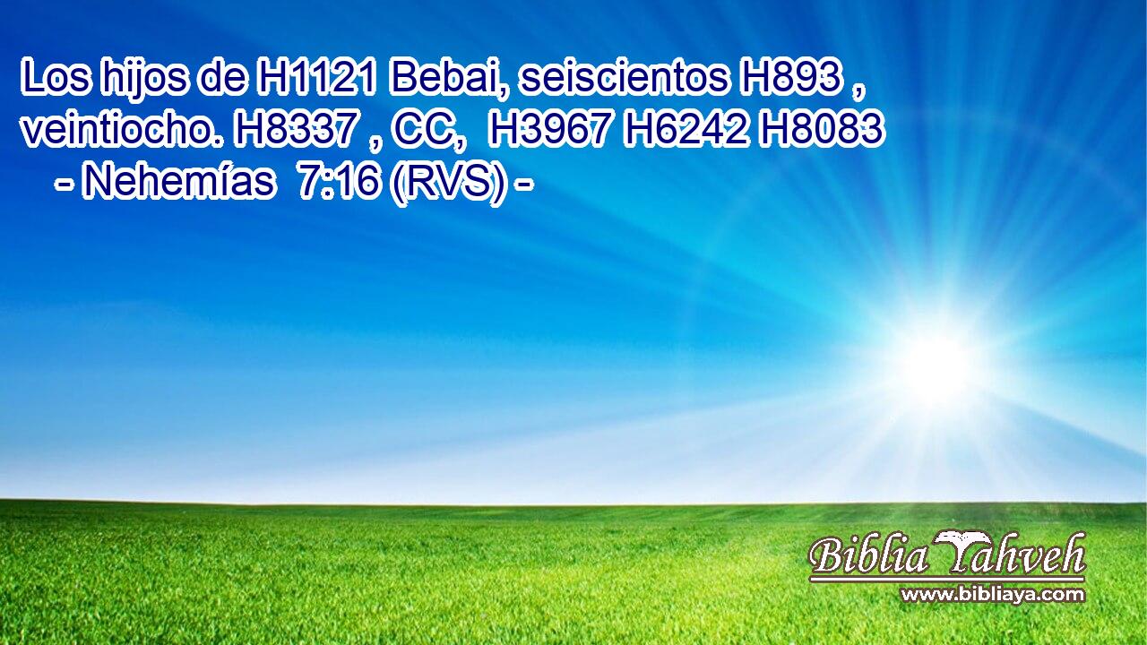 Los hijos de H1121 Bebai, seiscientos H893 ,  veintiocho. H8337 , CC,  H3967 H6242 H8083 