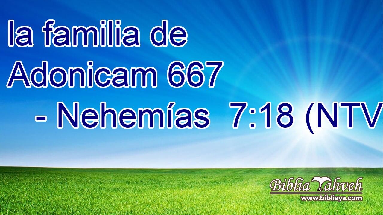la familia de Adonicam 667  