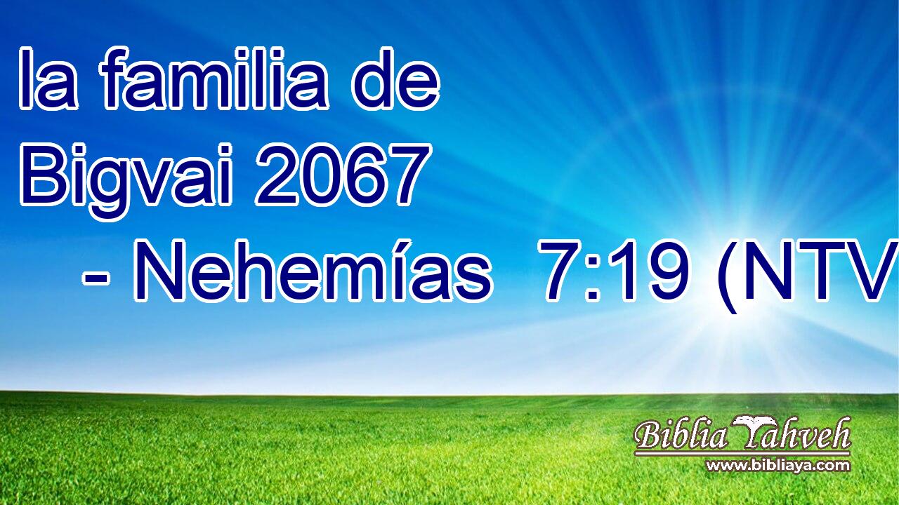 la familia de Bigvai 2067  