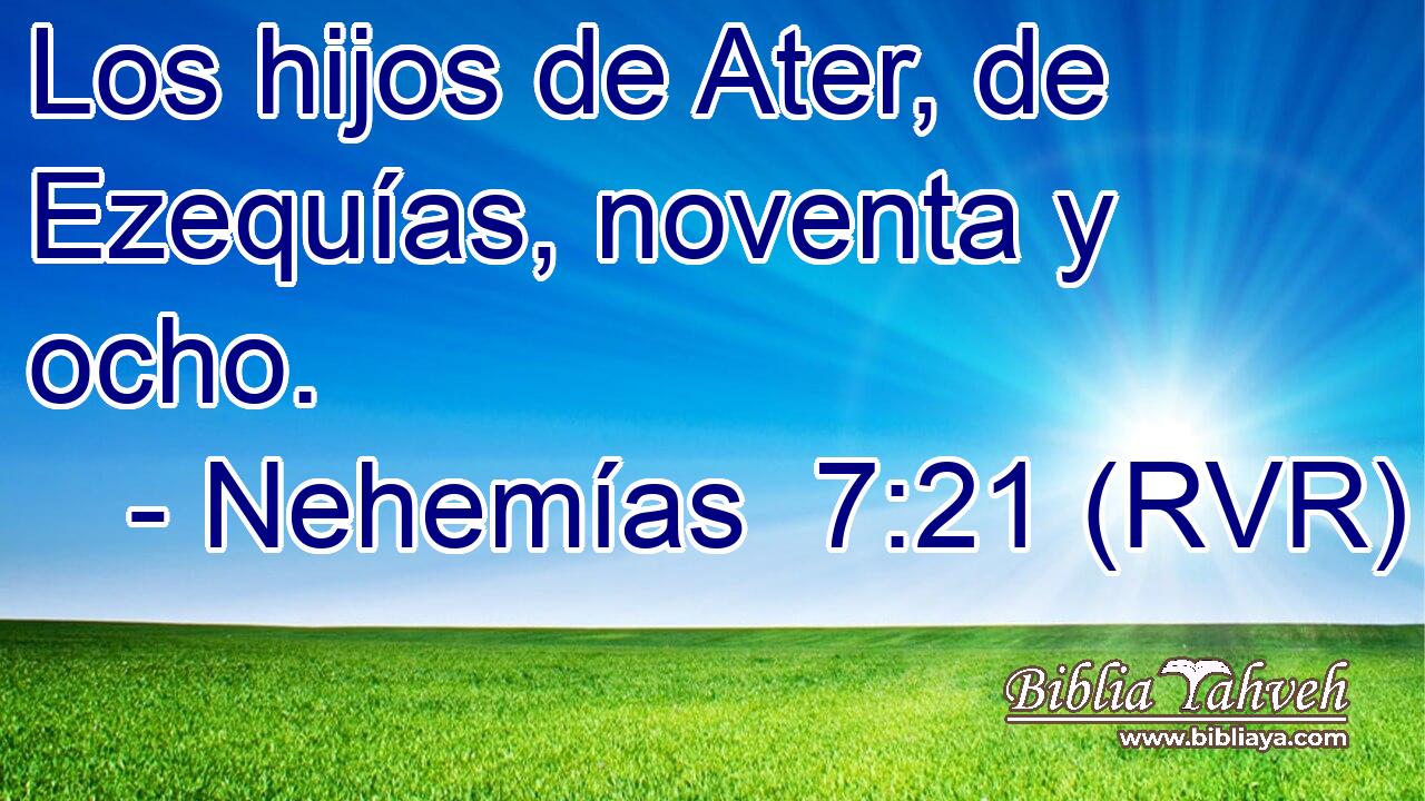 Los hijos de Ater, de Ezequías, noventa y ocho.