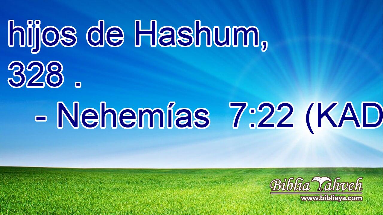  hijos de Hashum, 328 . 