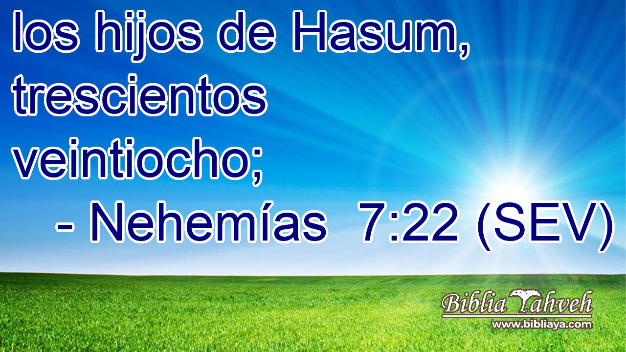 los hijos de Hasum, trescientos veintiocho;