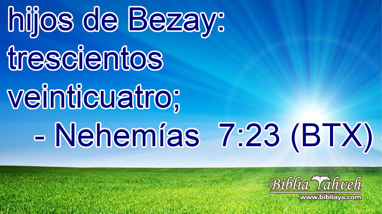 hijos de Bezay: trescientos veinticuatro;