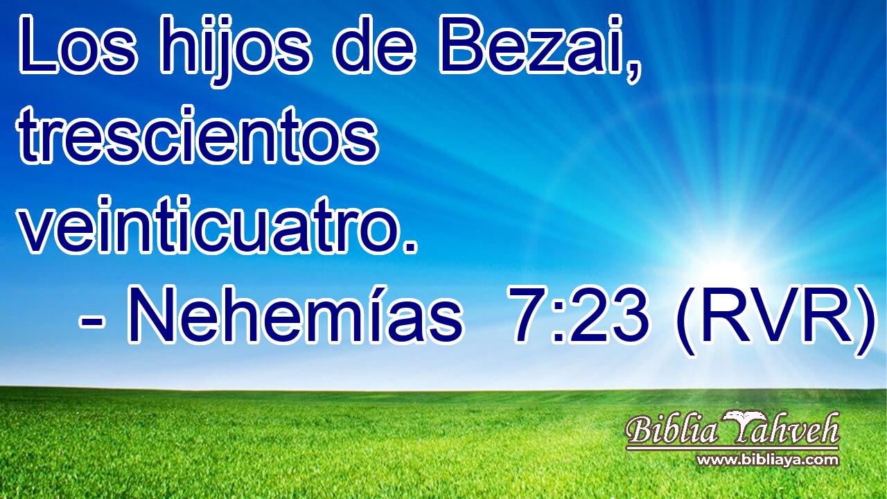 Los hijos de Bezai, trescientos veinticuatro.