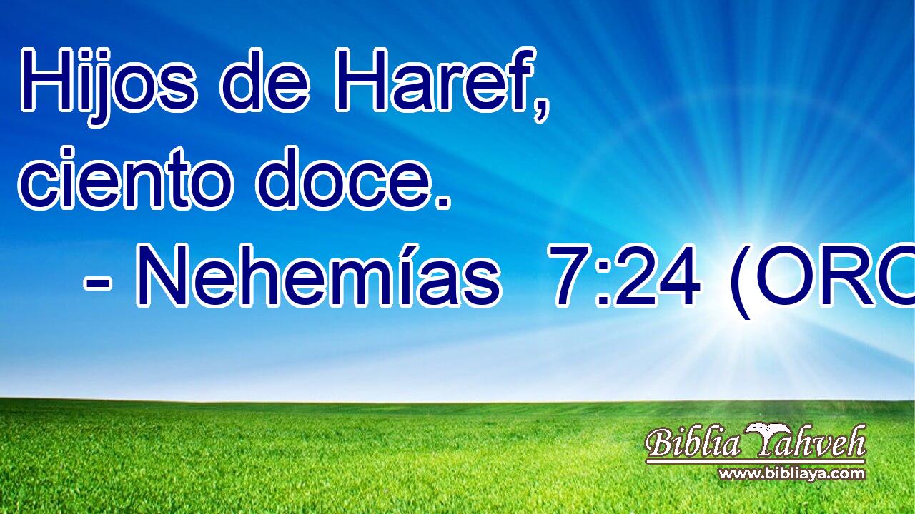  Hijos de Haref, ciento doce. 