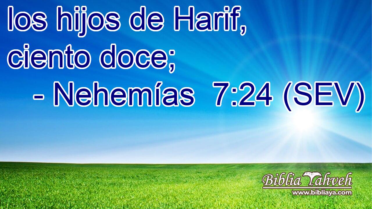 los hijos de Harif, ciento doce;