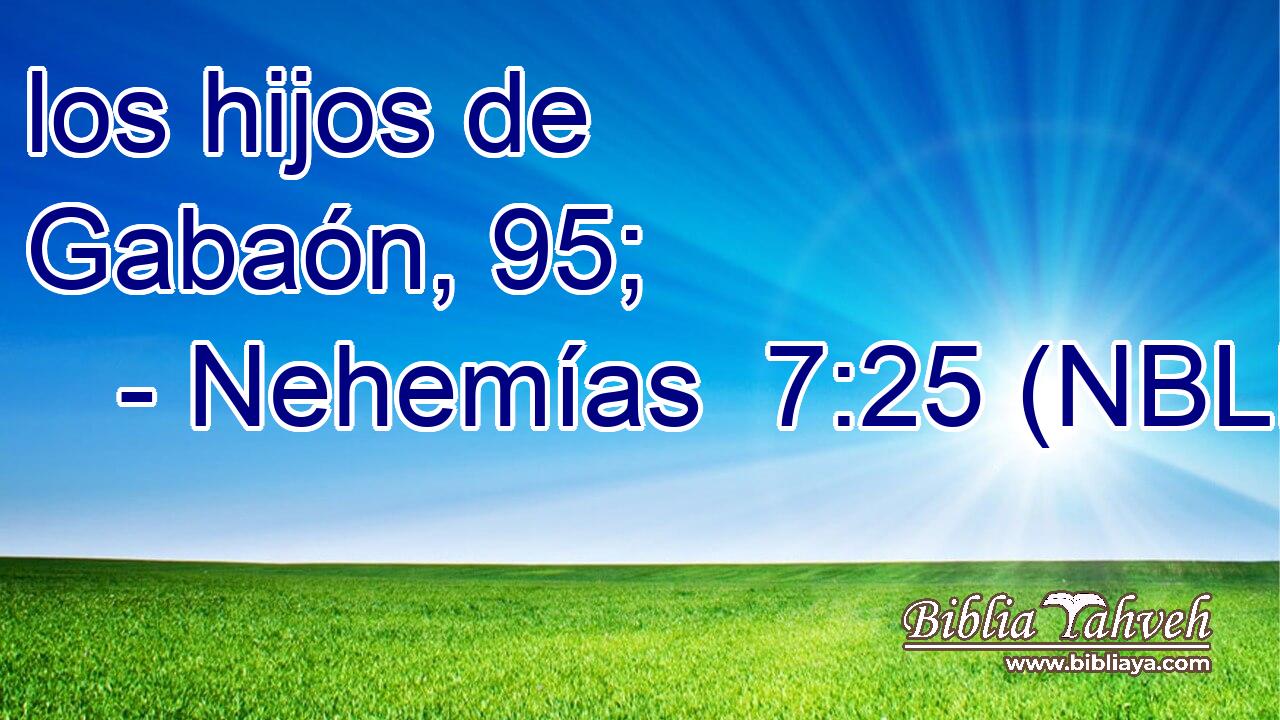  los hijos de Gabaón, 95; 
