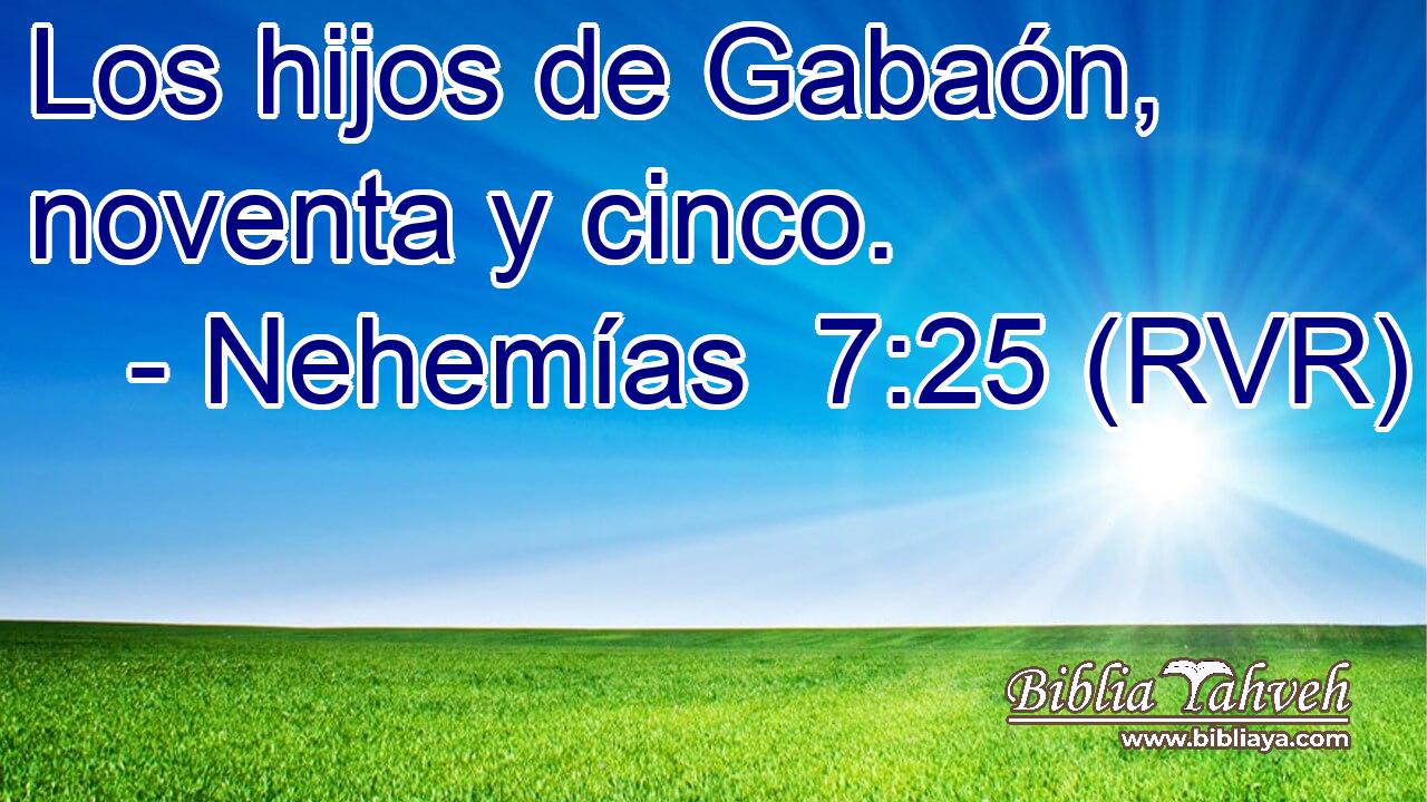 Los hijos de Gabaón, noventa y cinco.