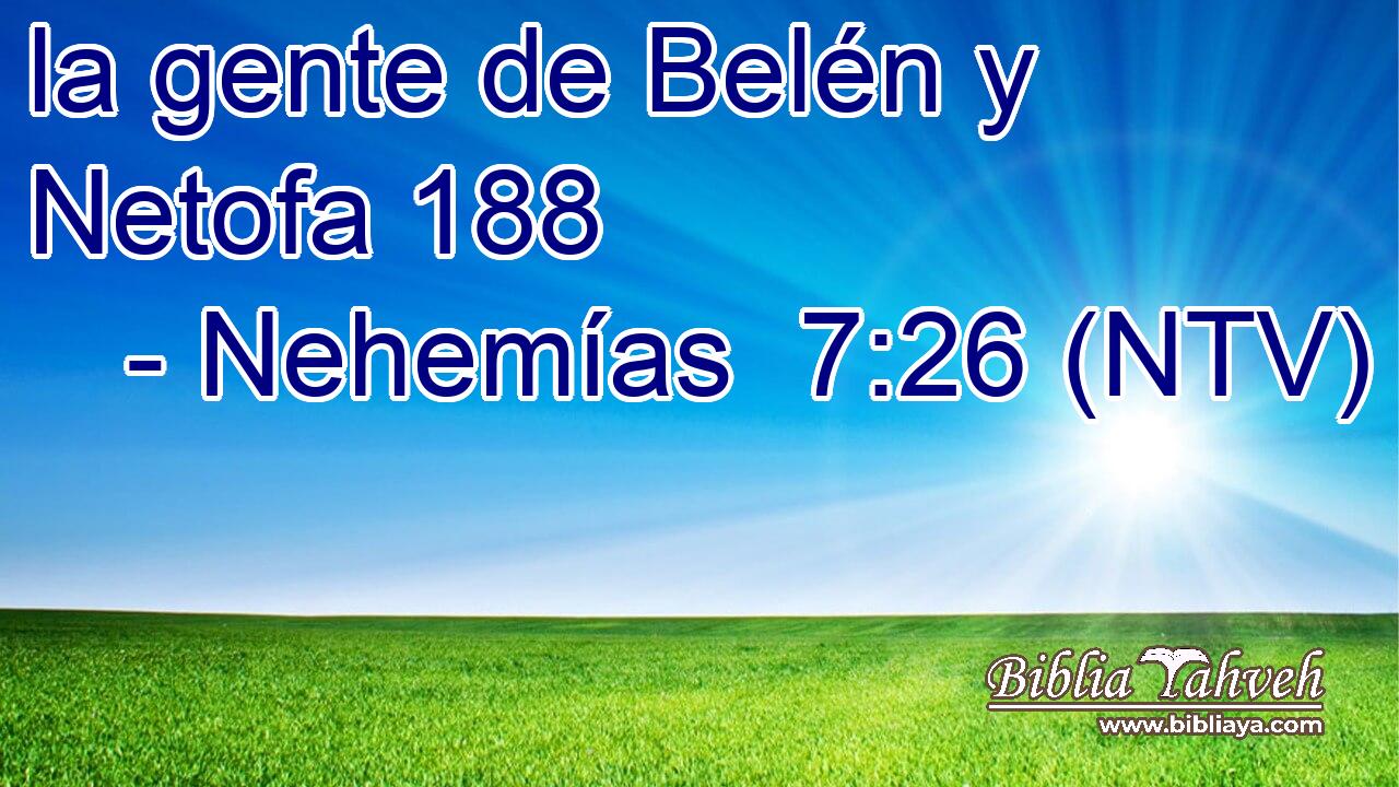 la gente de Belén y Netofa 188  