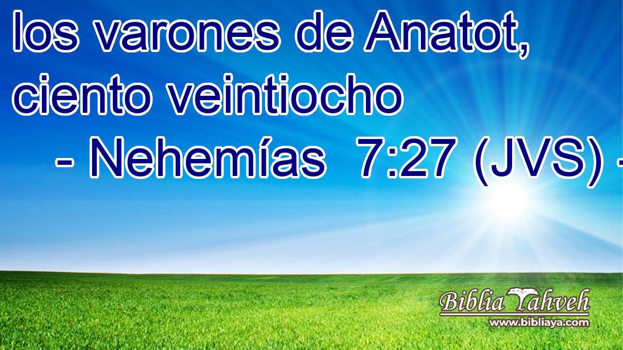 los varones de Anatot, ciento veintiocho