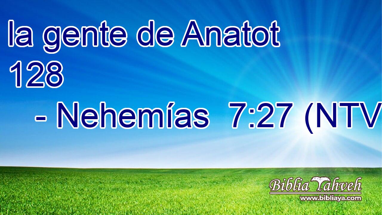 la gente de Anatot 128  