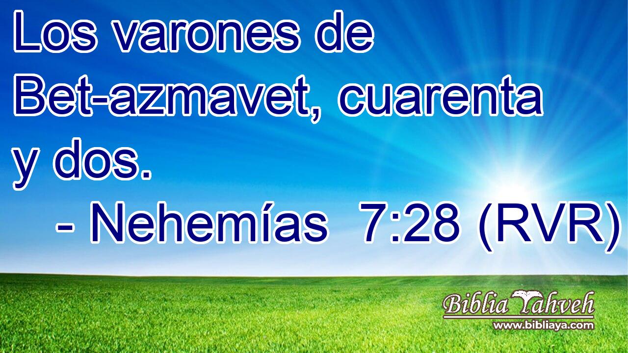 Los varones de Bet-azmavet, cuarenta y dos.