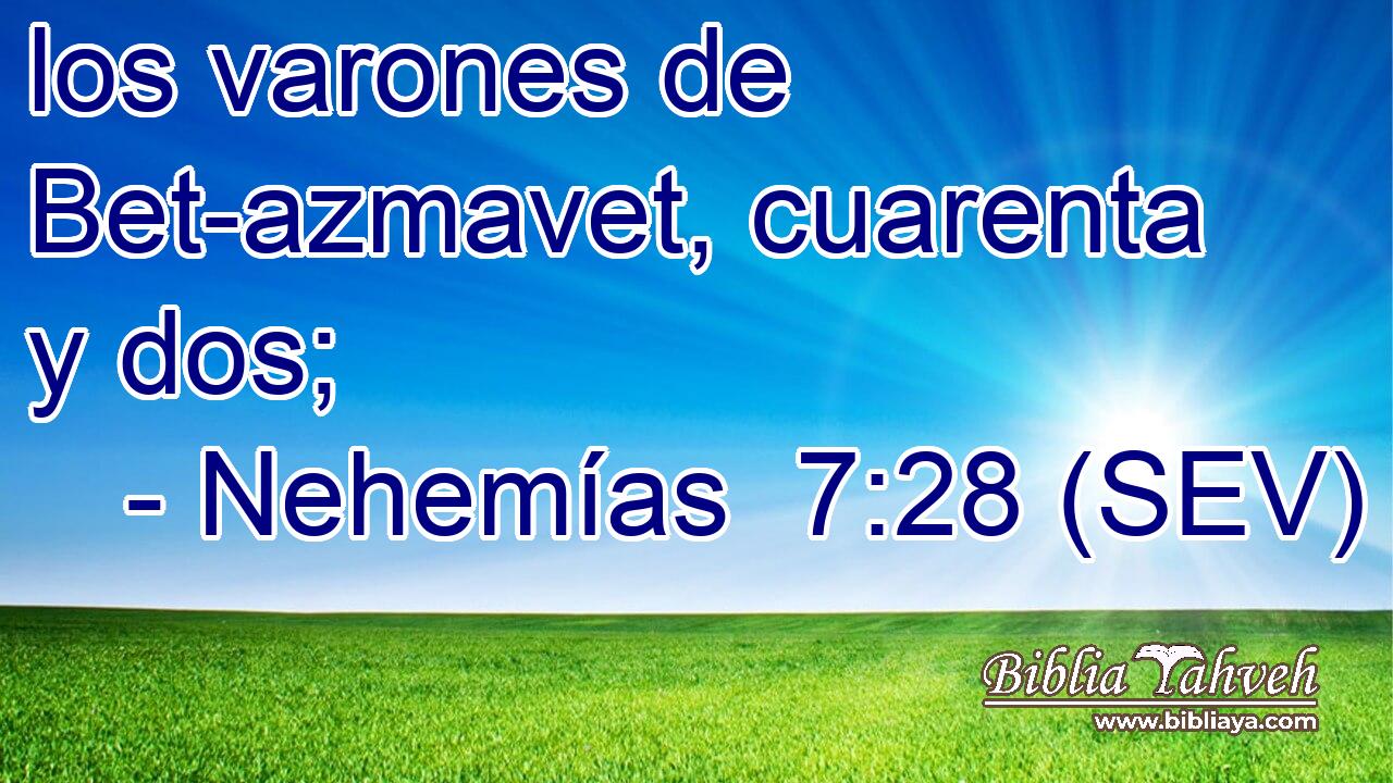 los varones de Bet-azmavet, cuarenta y dos;