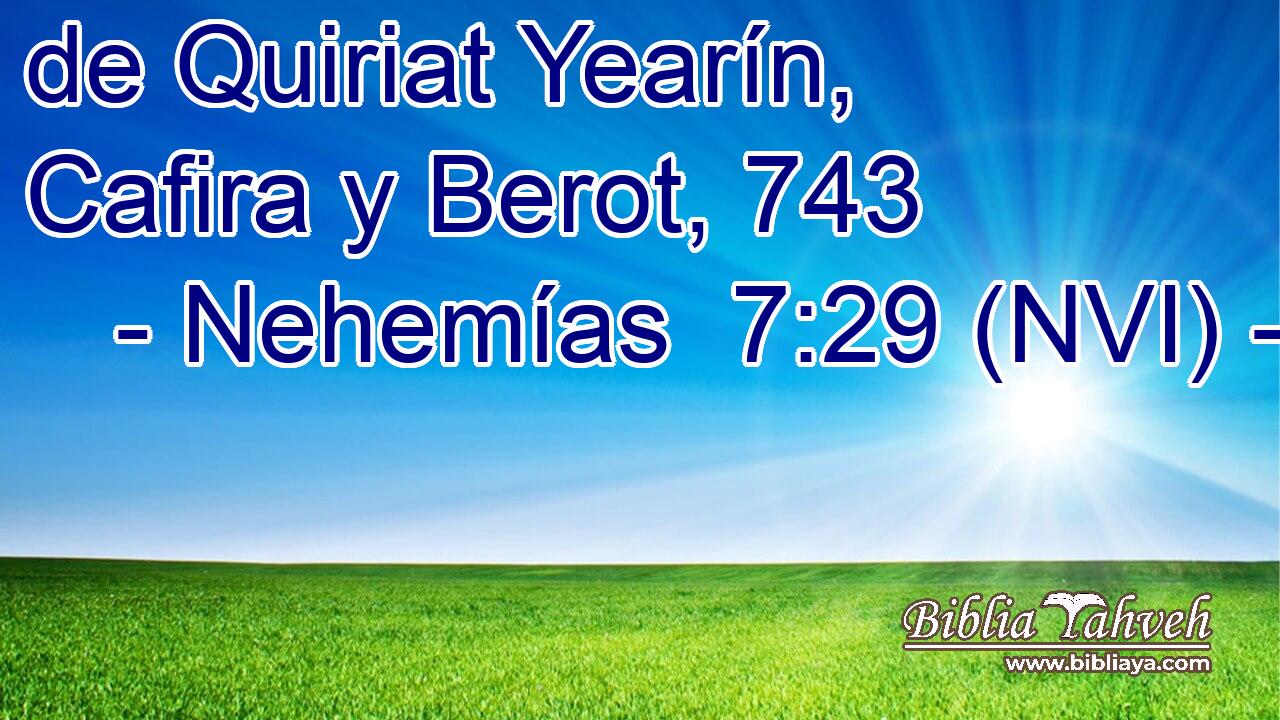  de Quiriat Yearín, Cafira y Berot, 743 