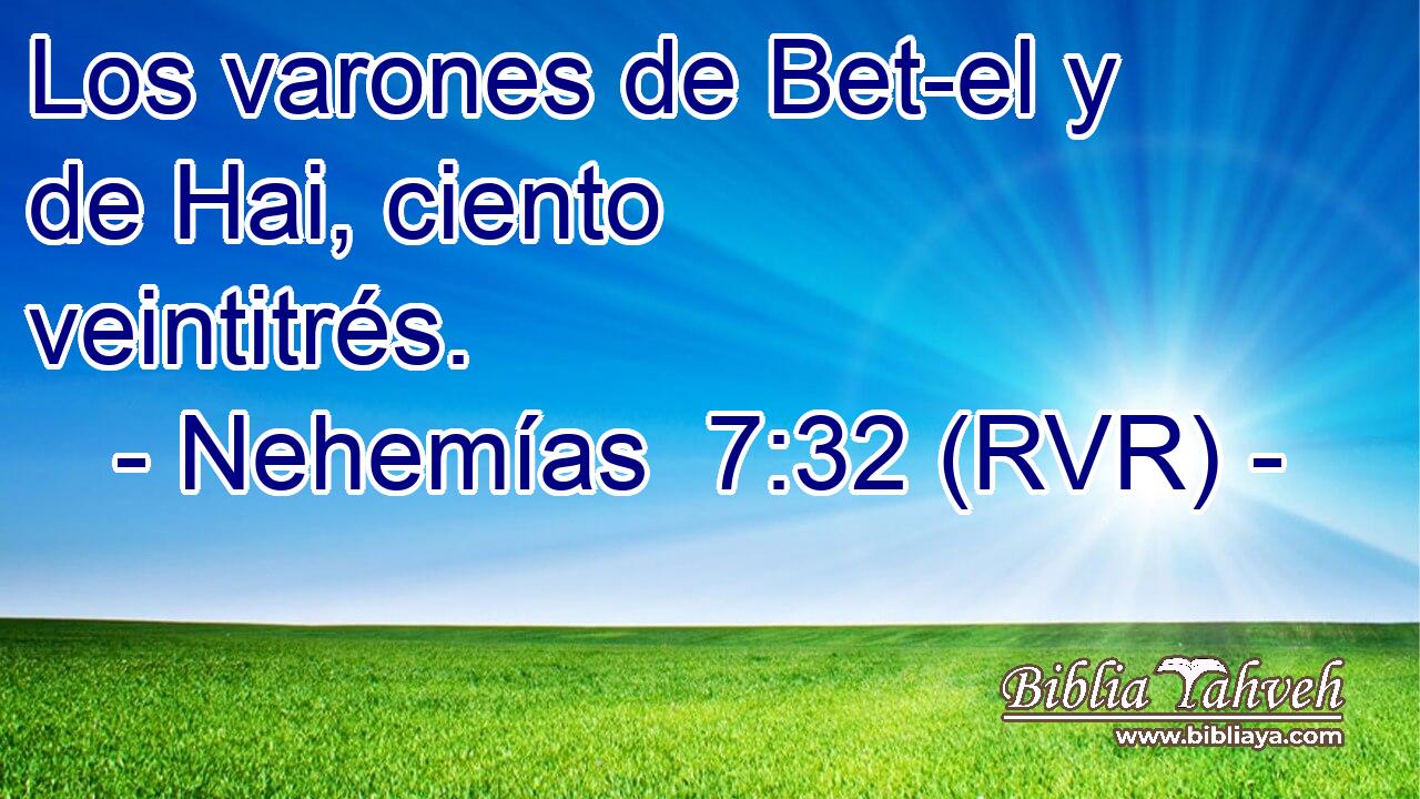 Los varones de Bet-el y de Hai, ciento veintitrés.