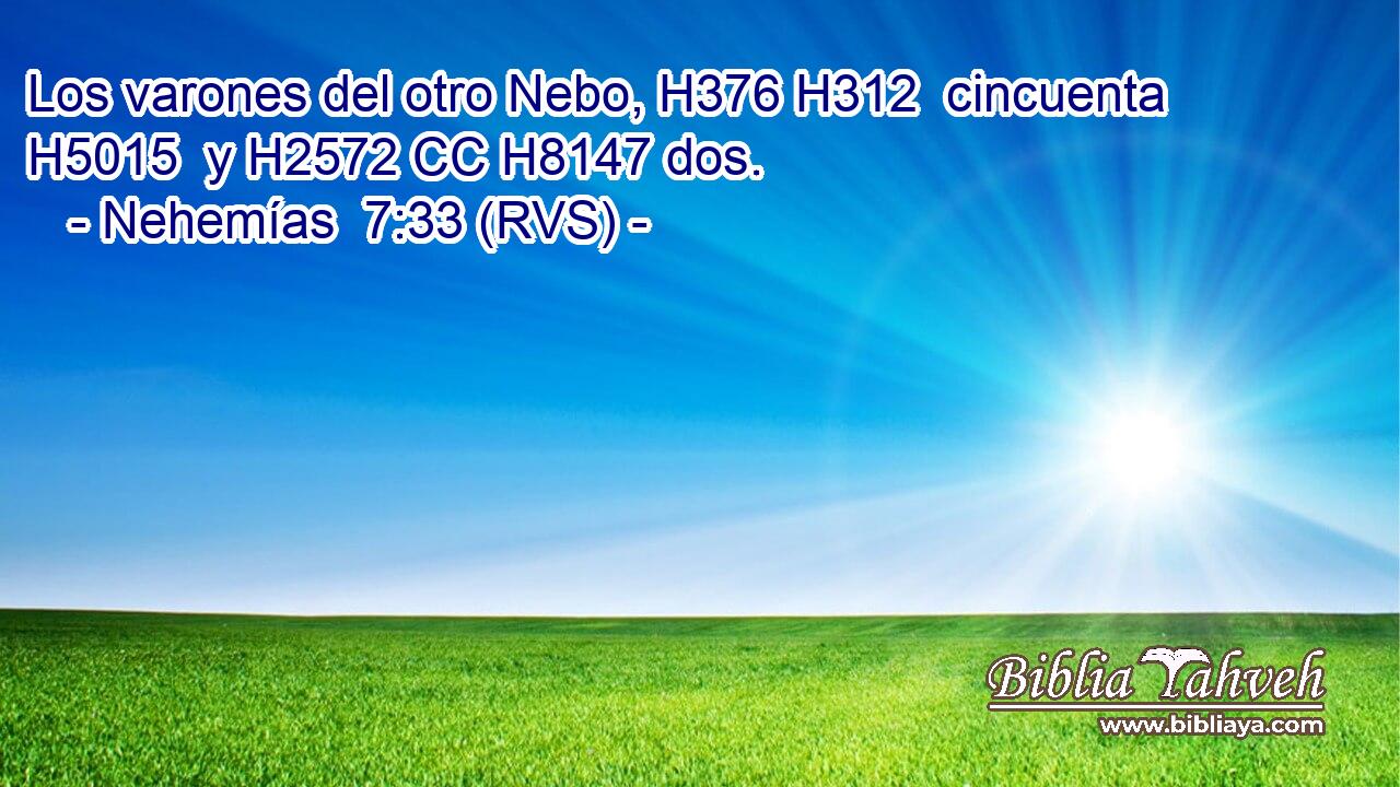 Los varones del otro Nebo, H376 H312  cincuenta H5015  y H2572 CC H8147 dos. 