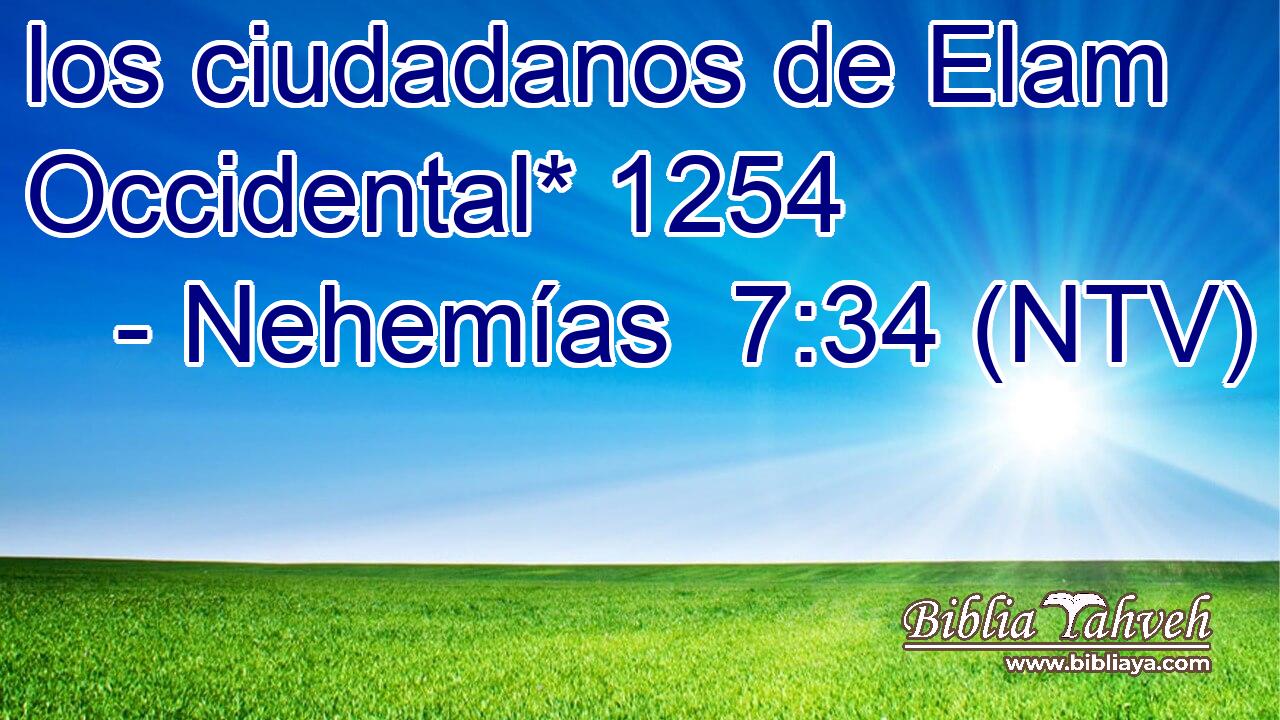 los ciudadanos de Elam Occidental* 1254  