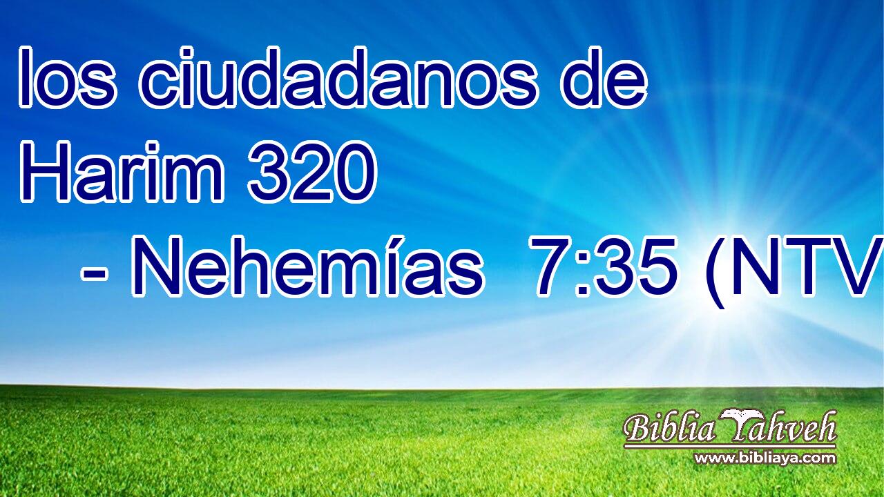 los ciudadanos de Harim 320  
