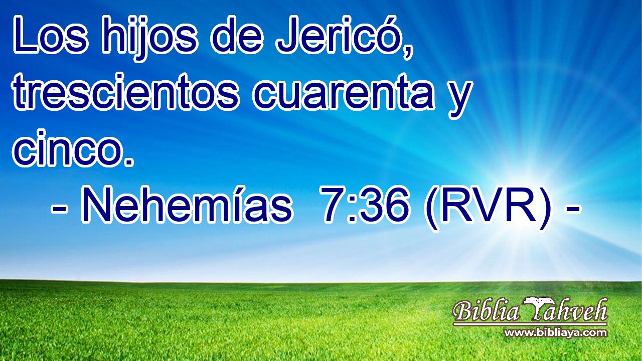 Los hijos de Jericó, trescientos cuarenta y cinco.