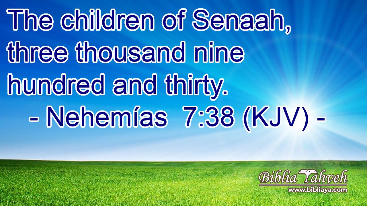 The children of Senaah, three thousand nine hundred and thirty.