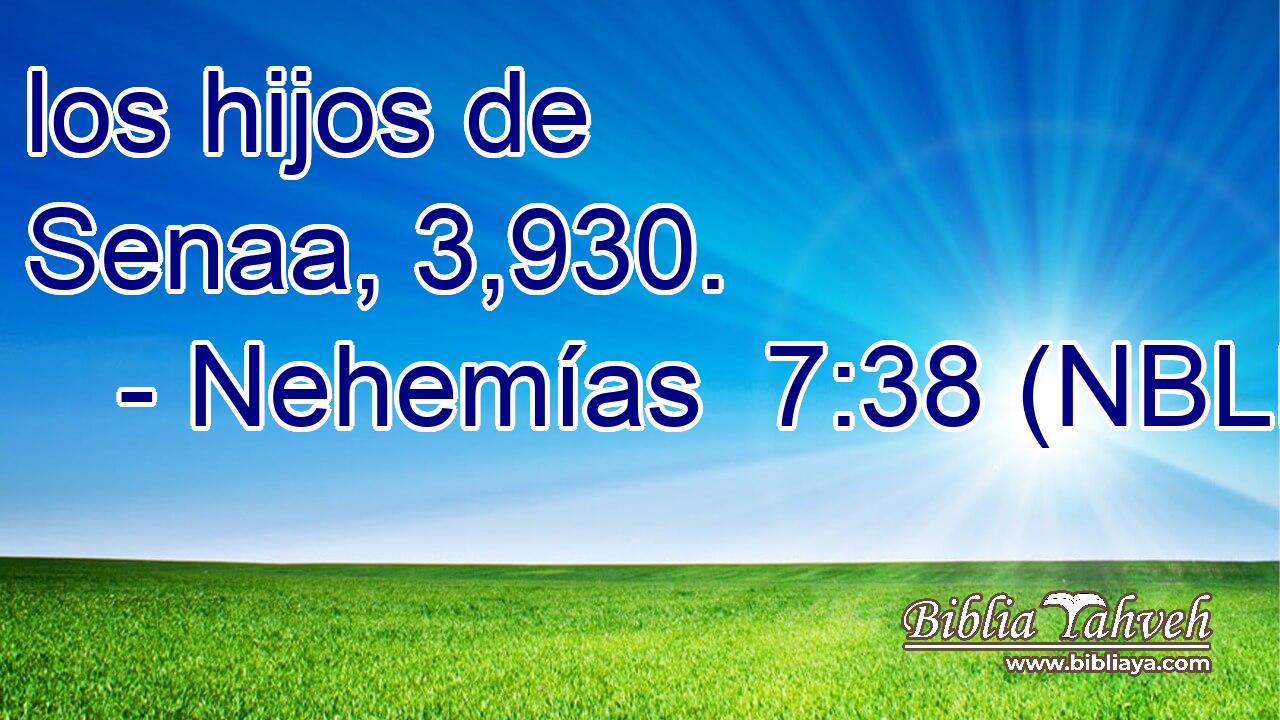  los hijos de Senaa, 3,930. 