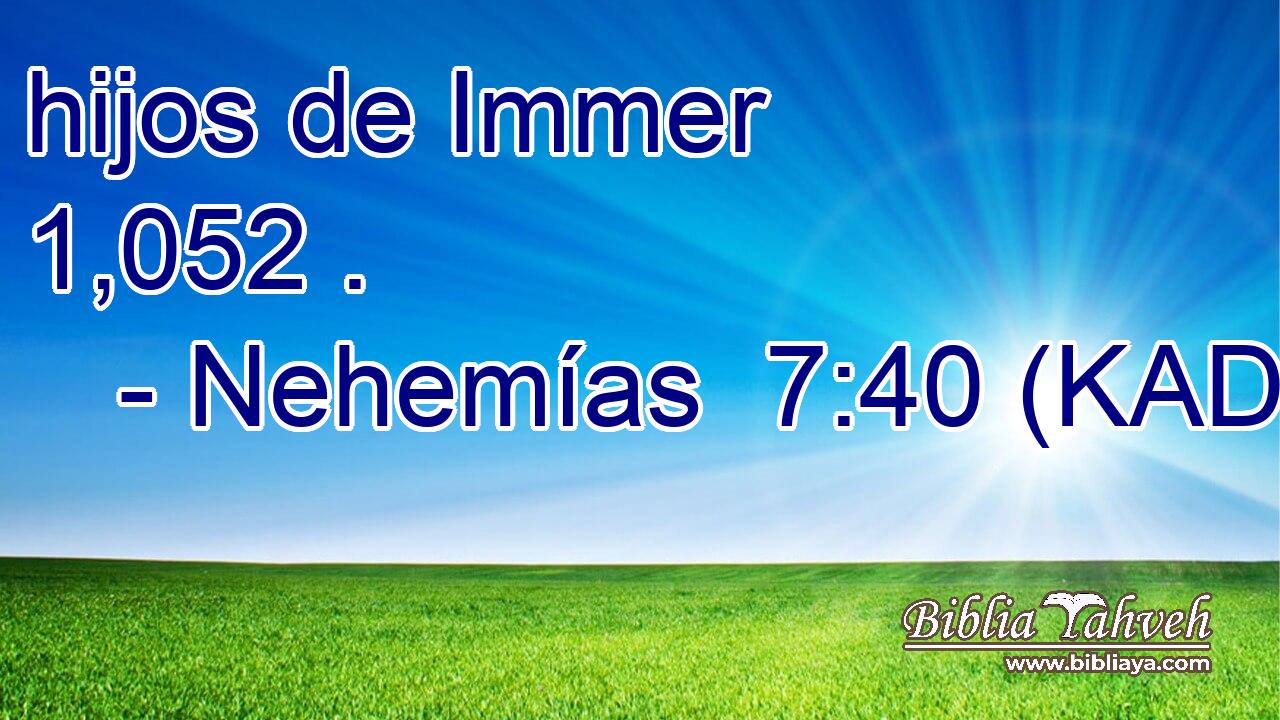  hijos de Immer 1,052 . 