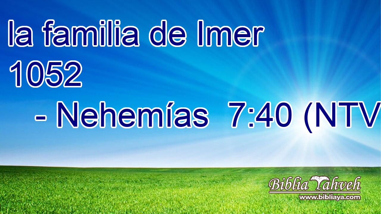 la familia de Imer 1052  