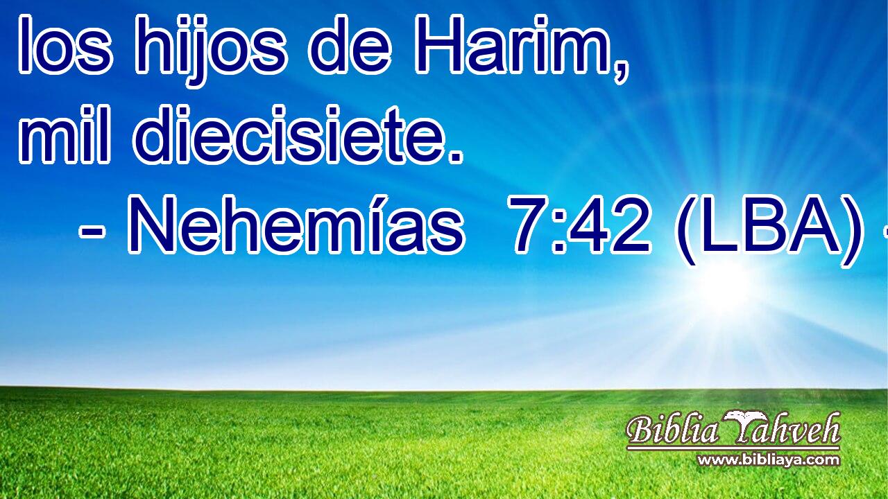 los hijos de Harim, mil diecisiete.