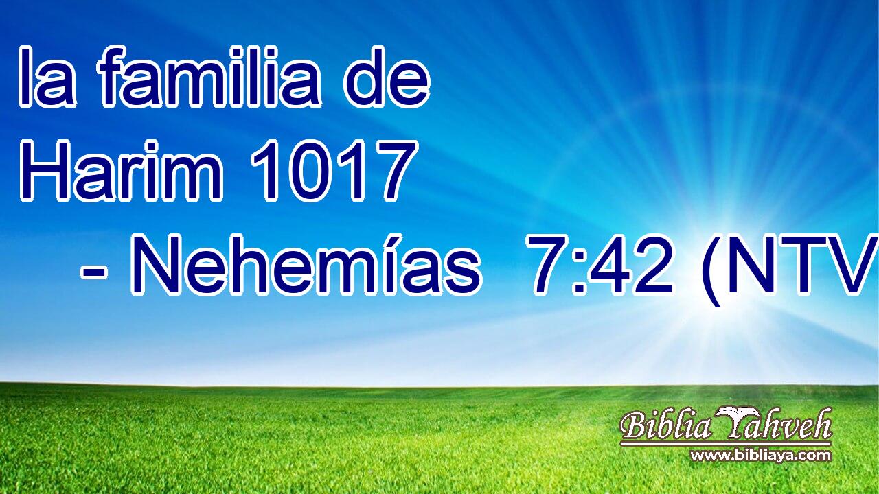 la familia de Harim 1017  