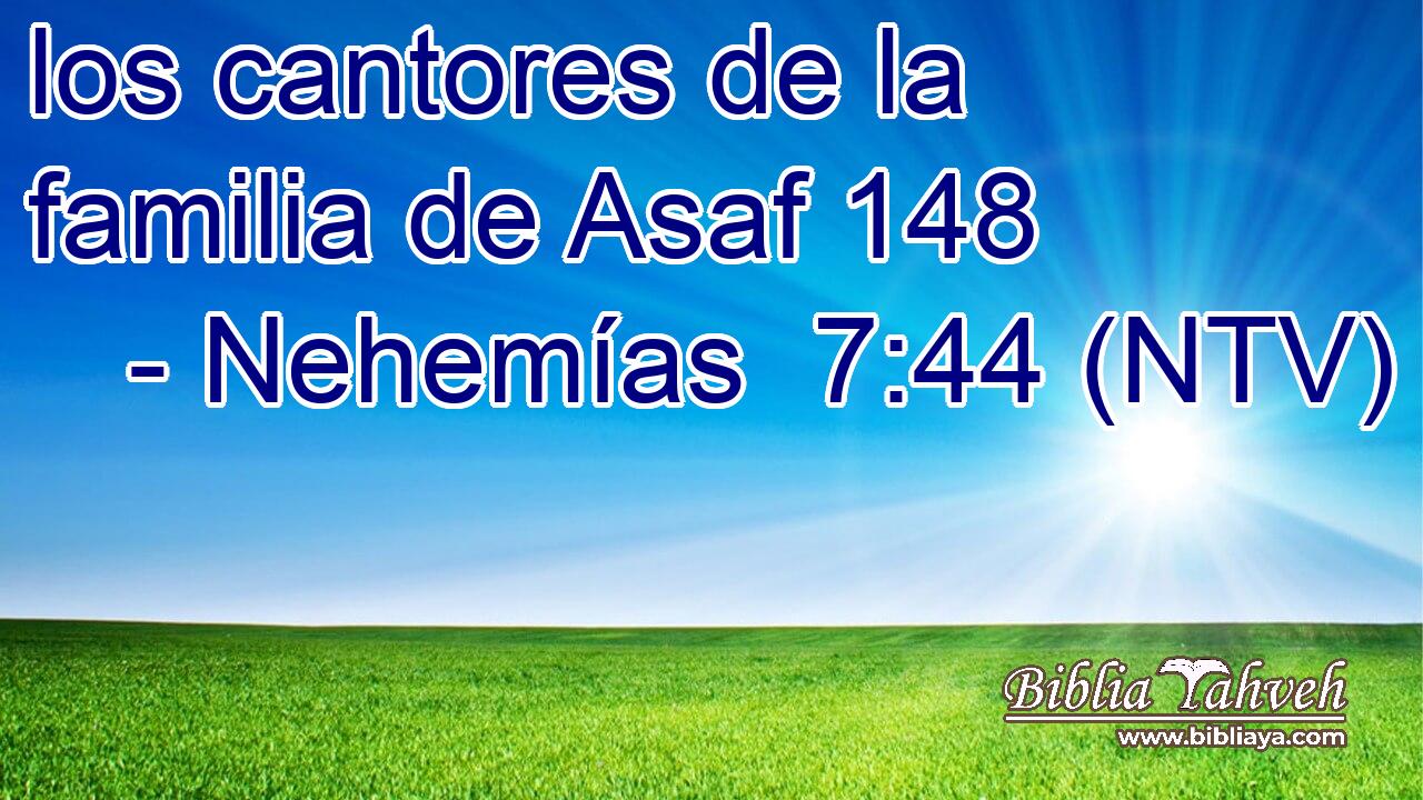 los cantores de la familia de Asaf 148  