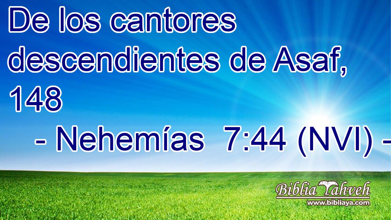  De los cantores descendientes de Asaf, 148 