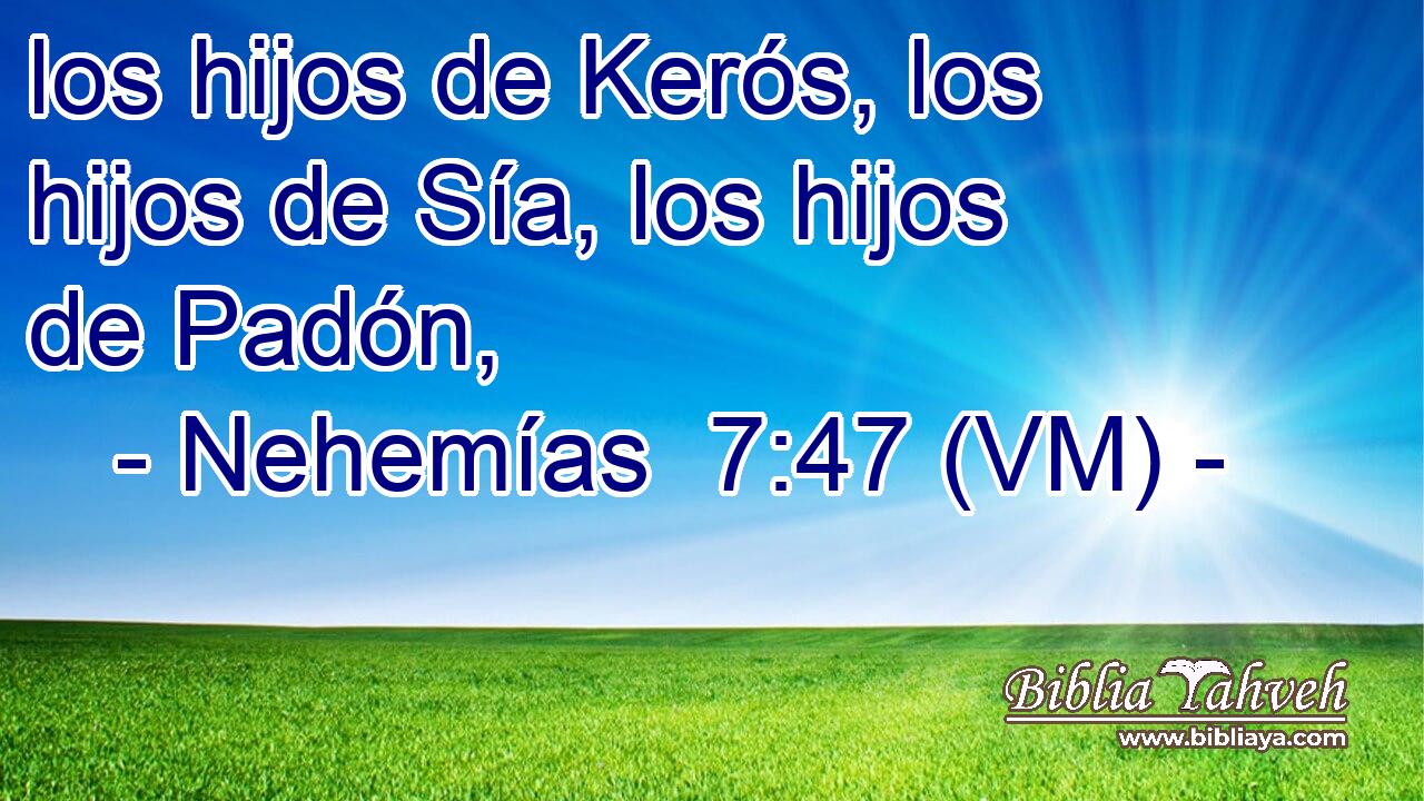  los hijos de Kerós, los hijos de Sía, los hijos de Padón, 