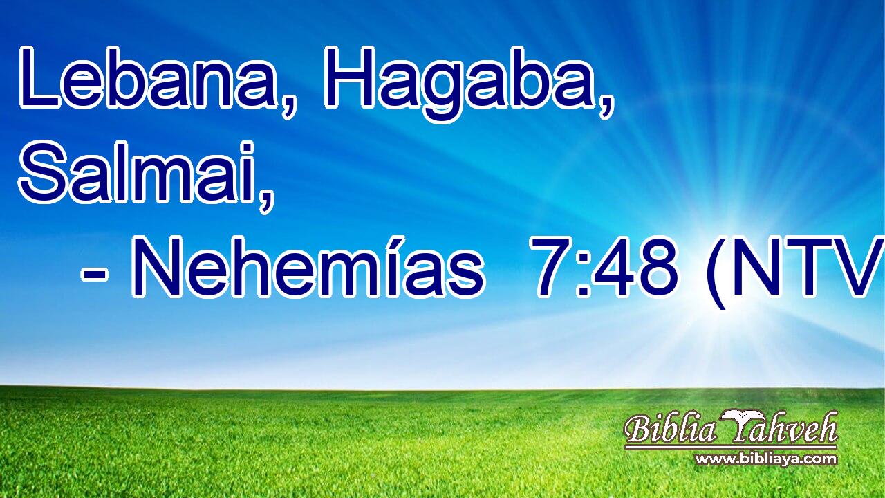 Lebana, Hagaba, Salmai,