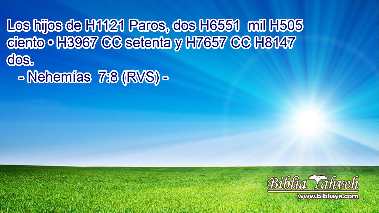 Los hijos de H1121 Paros, dos H6551  mil H505 ciento • H3967 CC setenta y H7657 CC H8147 dos. 