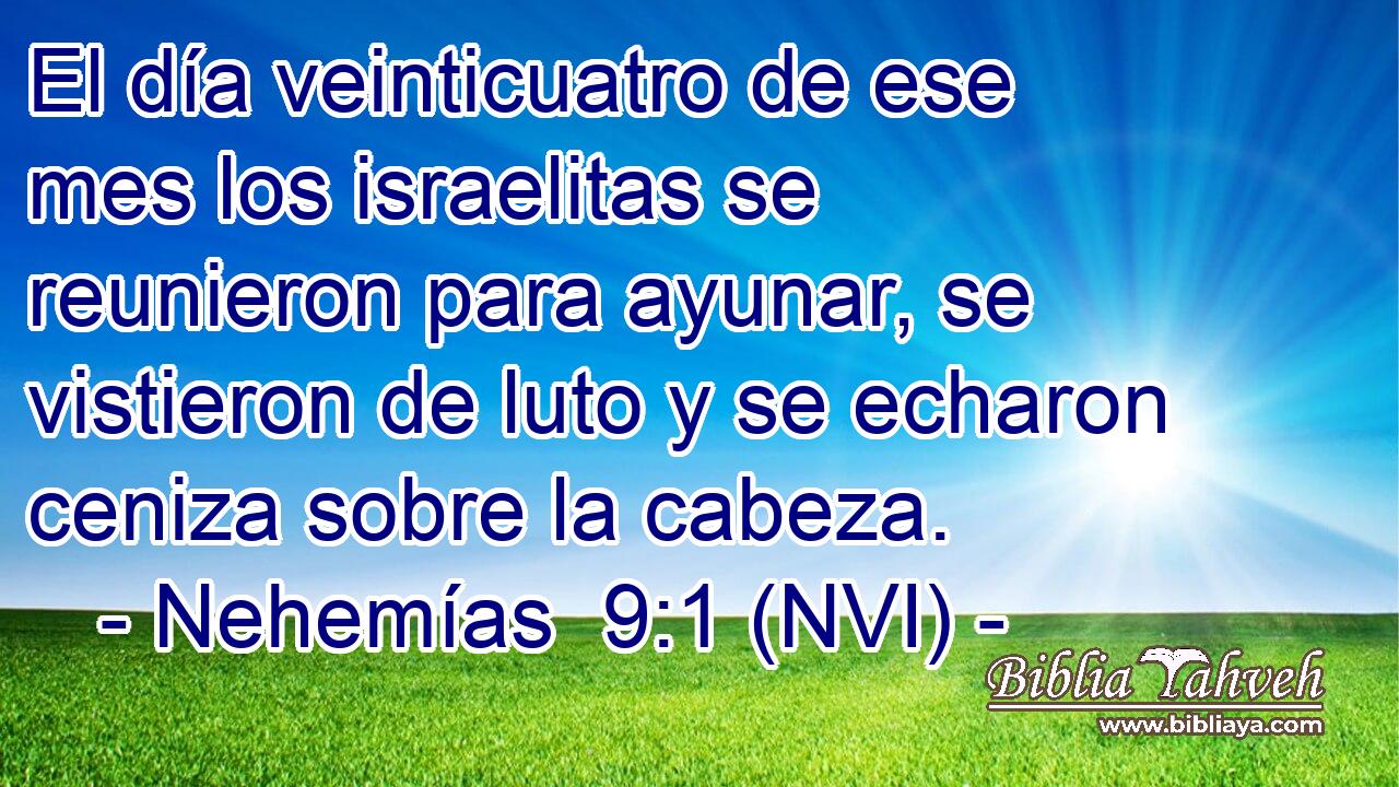  El día veinticuatro de ese mes los israelitas se reunieron para ayunar, se vistieron de luto y se echaron ceniza sobre la cabeza. 