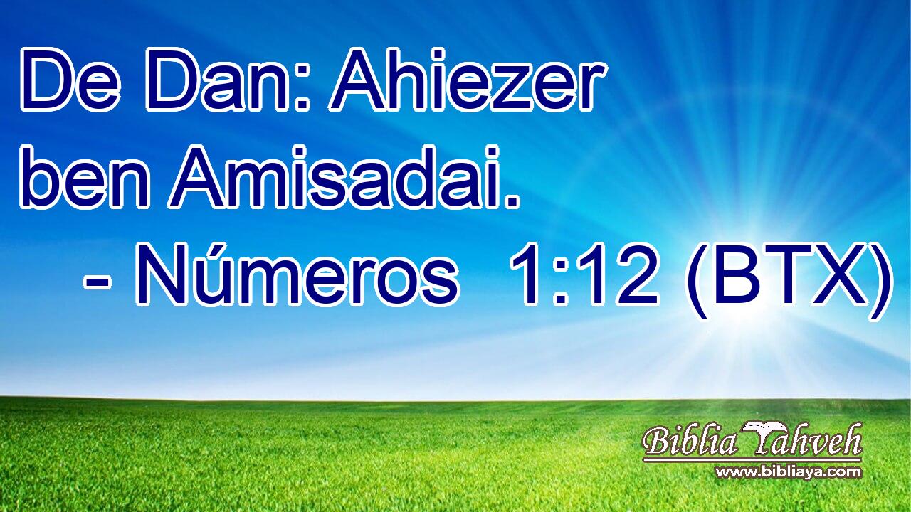De Dan: Ahiezer ben Amisadai.
