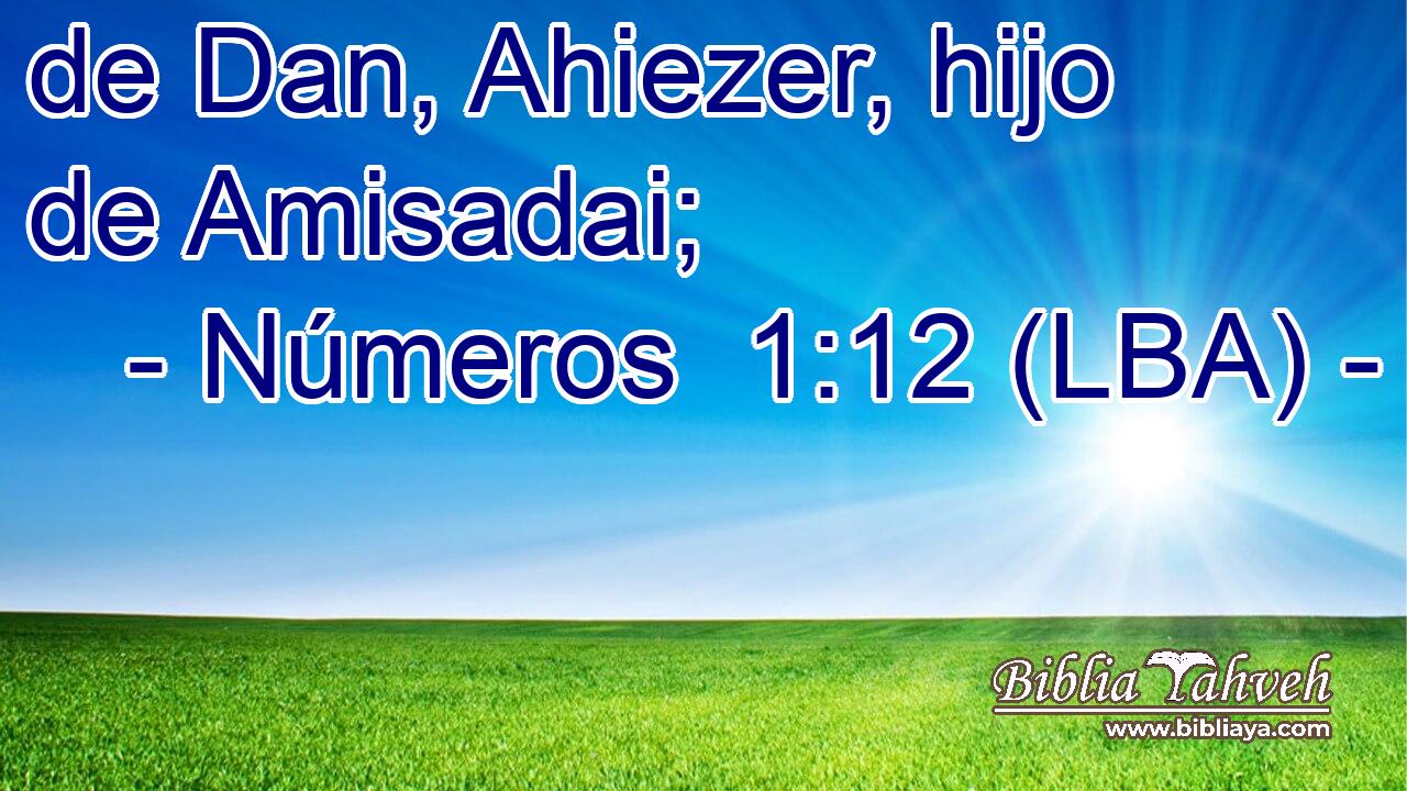 de Dan, Ahiezer, hijo de Amisadai;