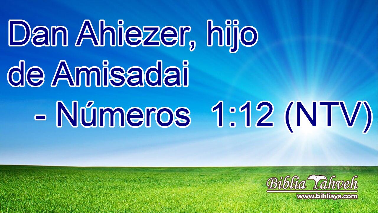 Dan Ahiezer, hijo de Amisadai
