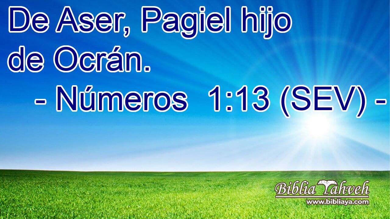 De Aser, Pagiel hijo de Ocrán.
