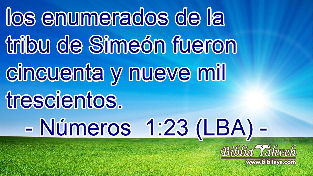 los enumerados de la tribu de Simeón fueron cincuenta y nueve mil trescientos.