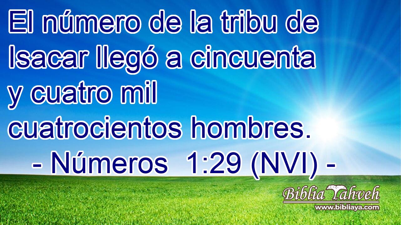  El número de la tribu de Isacar llegó a cincuenta y cuatro mil cuatrocientos hombres. 