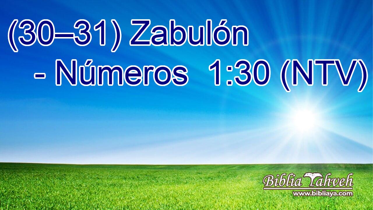 (30–31) Zabulón