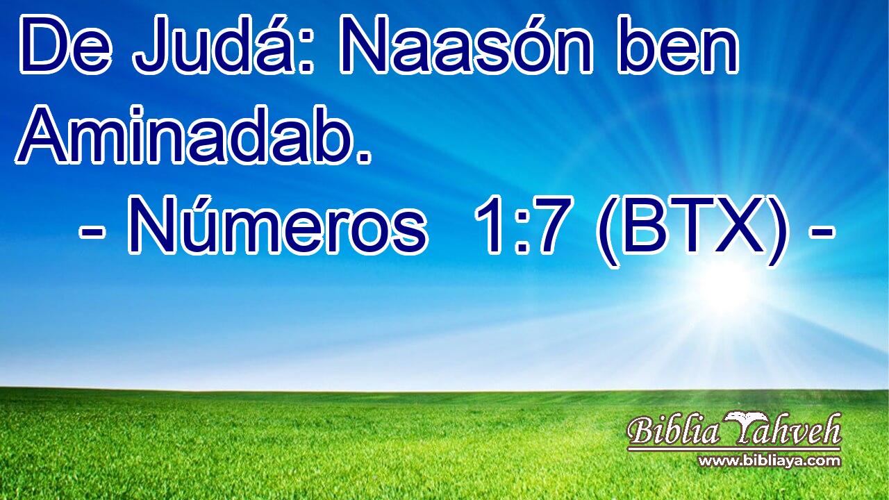 De Judá: Naasón ben Aminadab.
