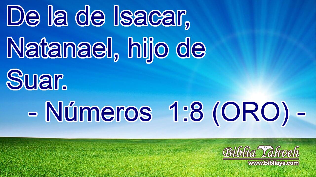  De la de Isacar, Natanael, hijo de Suar. 