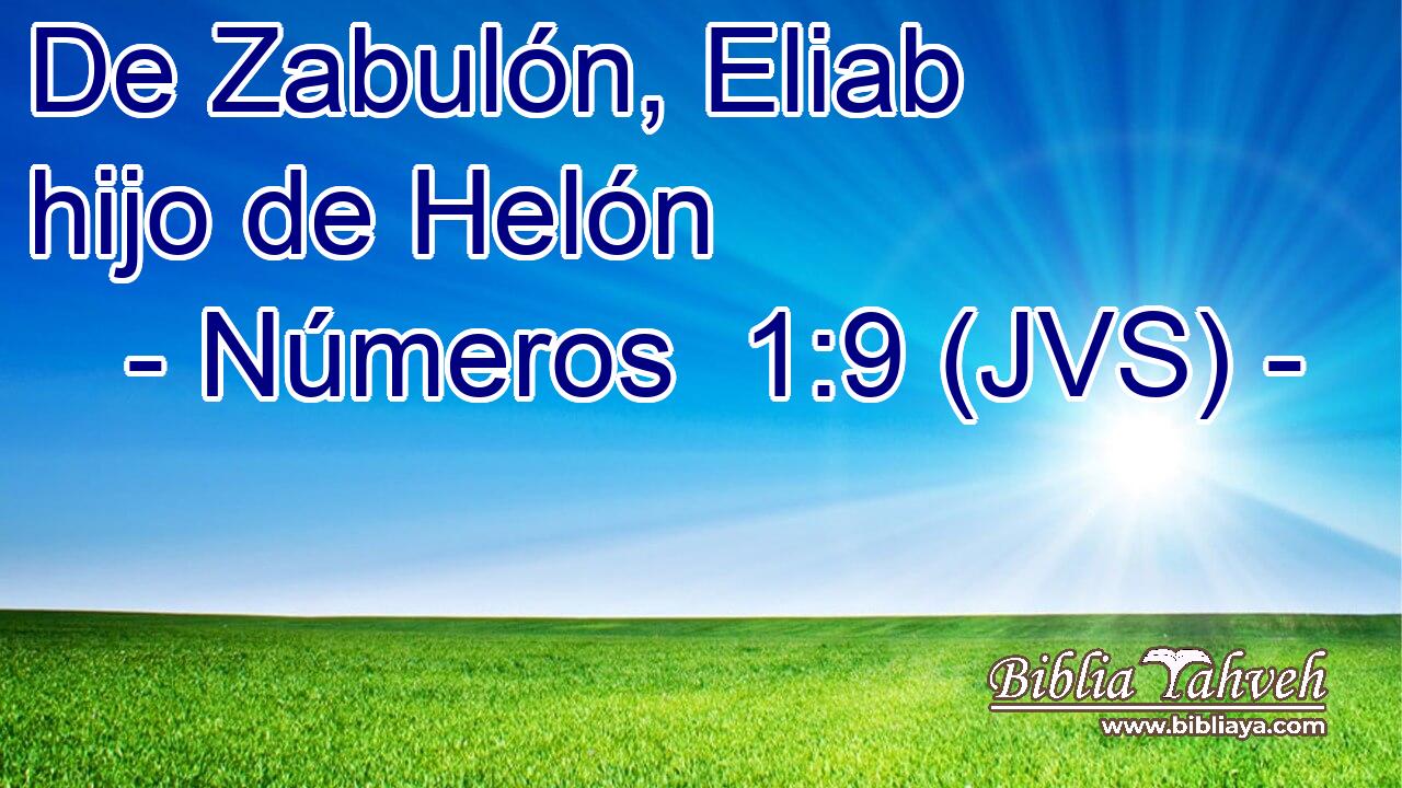 De Zabulón, Eliab hijo de Helón