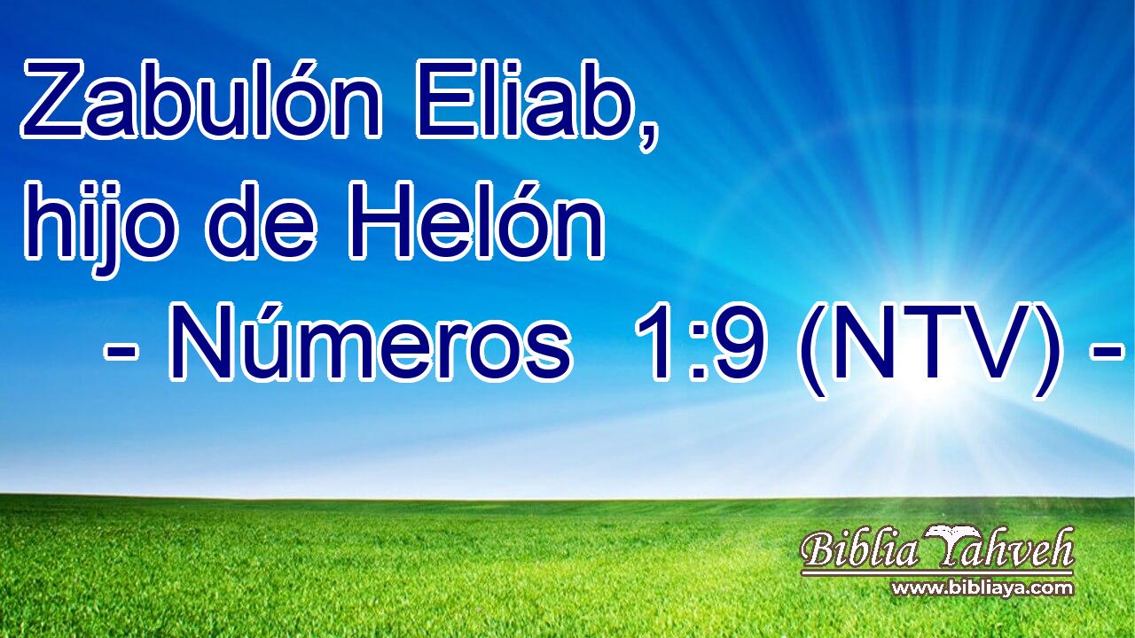 Zabulón Eliab, hijo de Helón