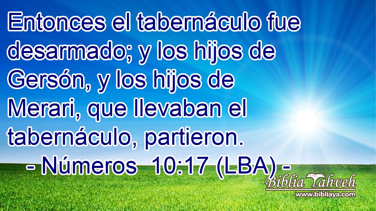 Entonces el tabernáculo fue desarmado; y los hijos de Gersón, y los hijos de Merari, que llevaban el tabernáculo, partieron.