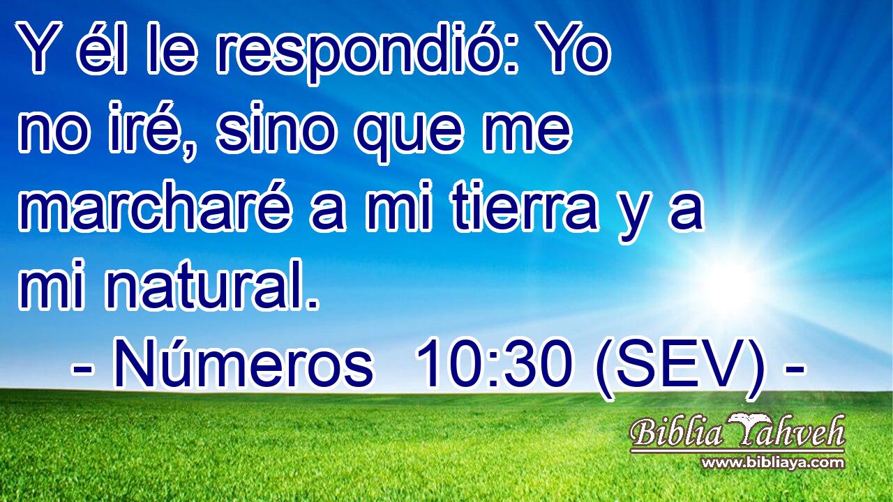 Y él le respondió: Yo no iré, sino que me marcharé a mi tierra y a mi natural.