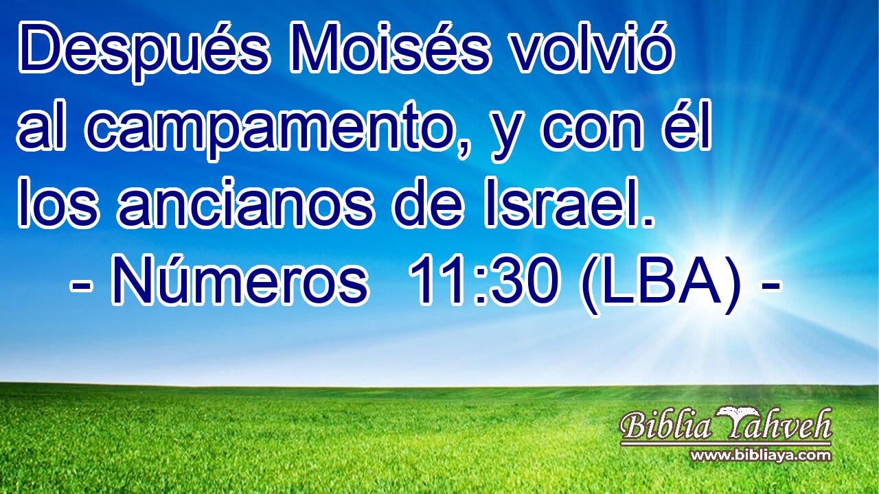 Después Moisés volvió al campamento, y con él los ancianos de Israel.