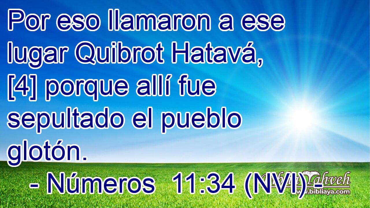  Por eso llamaron a ese lugar Quibrot Hatavá, [4] porque allí fue sepultado el pueblo glotón. 